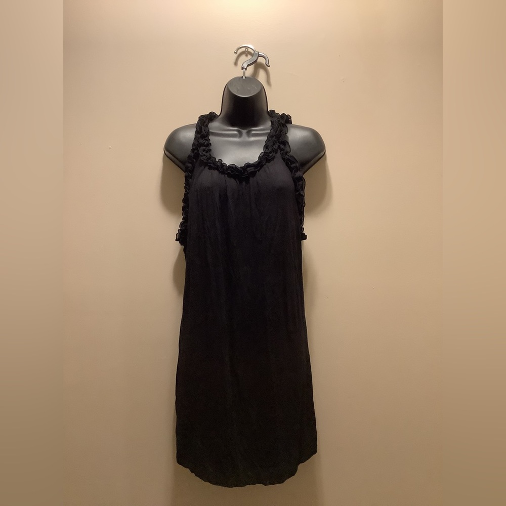 Kische Mini Sleeveless Black Dress